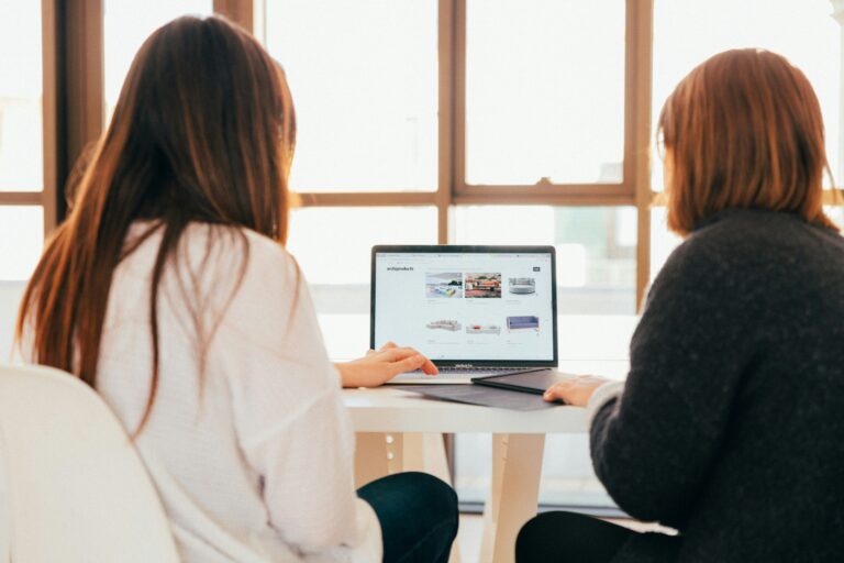 women at laptop